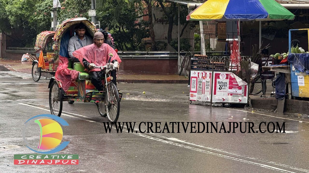 সারা দেশে বৃষ্টি ও তিন বিভাগে ভারি বর্ষণের পূর্বাভাস