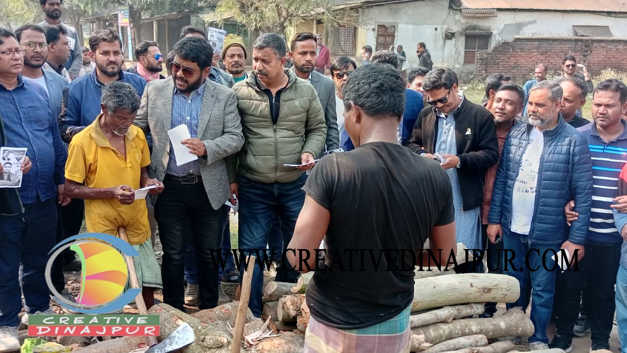 পাঁচবিবিতে জেলা যুবদলের ধানের শীষের ভোট প্রার্থনা