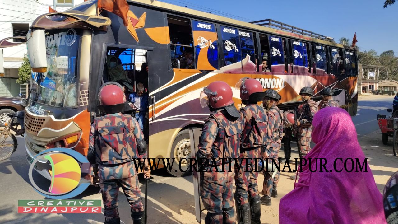 ঘোড়াঘাটে আইনশৃঙ্খলা জোরদারে বিজিবির টহল ও তল্লাশি অভিযান!