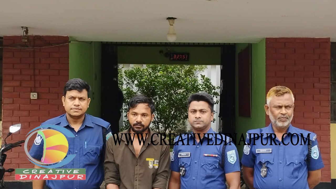 কাহারোলে ৬ কেজি গাঁজাসহ যুবক আটক