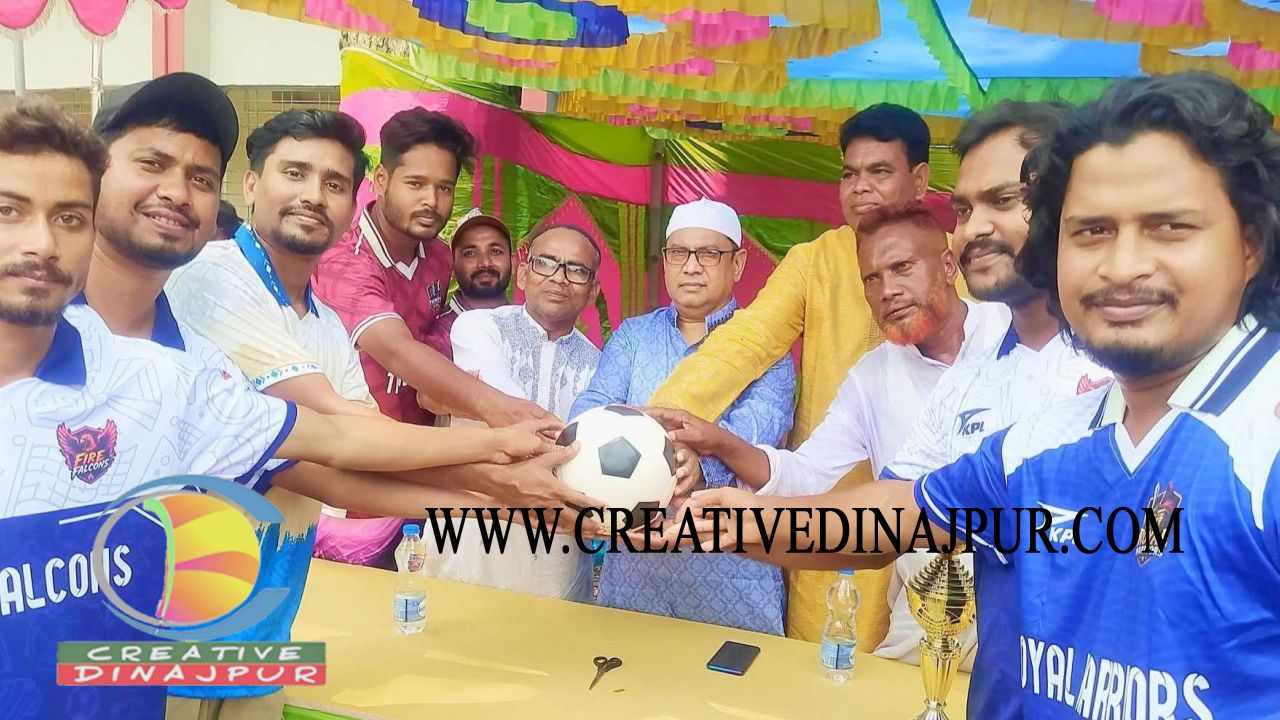 হাকিমপুরে প্রিমিয়ার লীগ ফুটবল টুর্নামেন্টের উদ্বোধন 