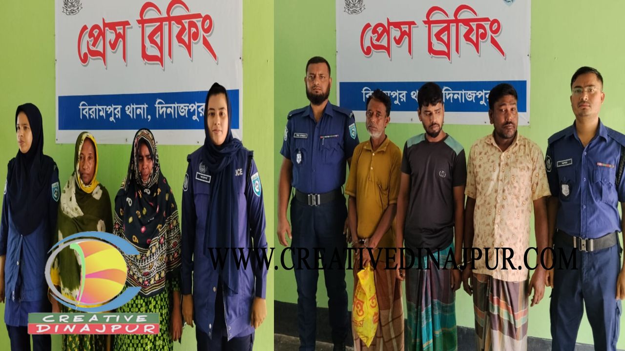 বিরামপুরে পৃথক অভিযানে আটক ৫, মাদকদ্রব্য জব্দ