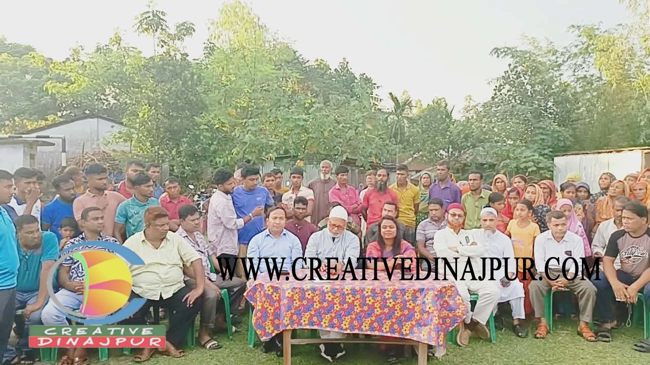 বীরগঞ্জে কাশিমনগর আশ্রয়ণ প্রকল্পের সার্বিক পরিস্থিতি নিয়ে আলোচনায় এমপি মনজুরুল ইসলাম