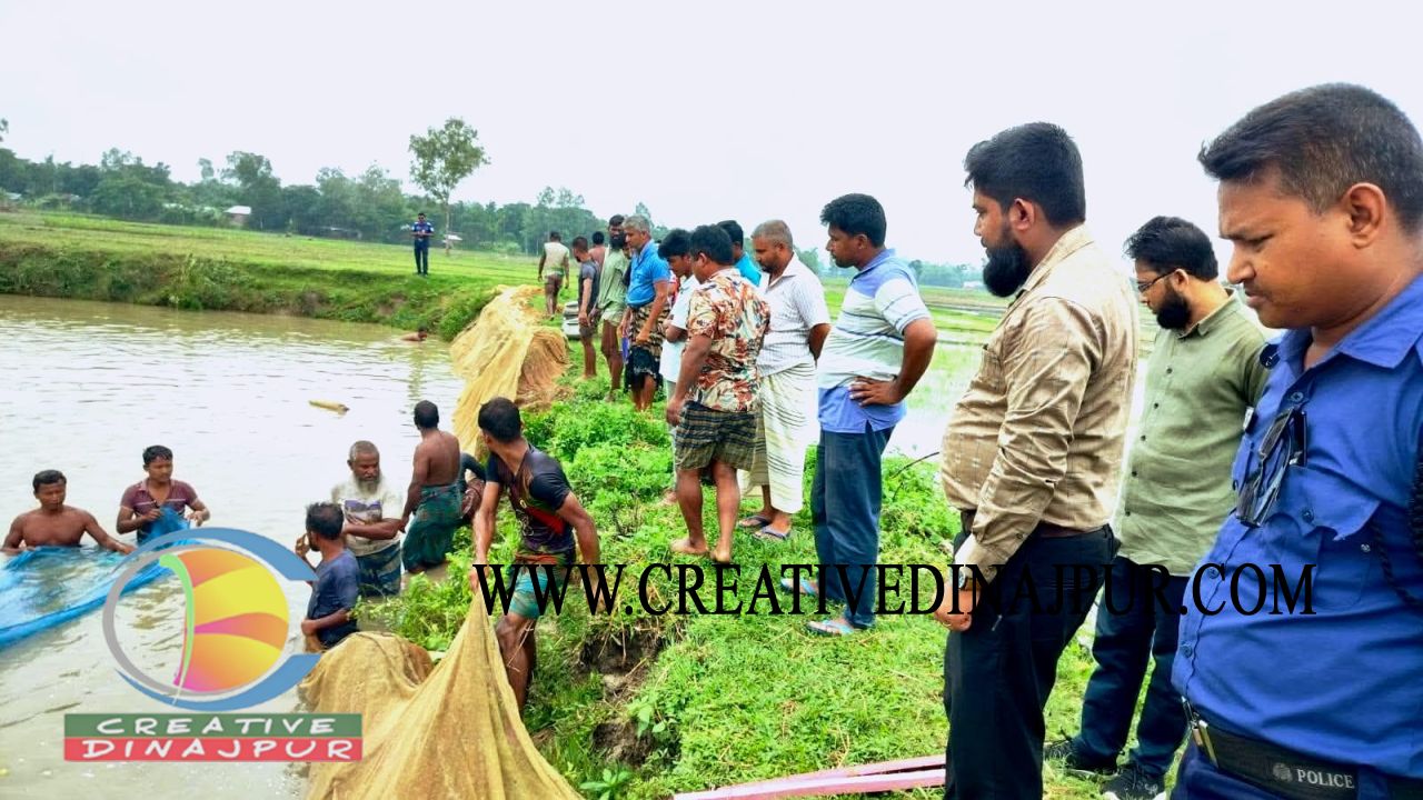 কাহারোলে এসিল্যান্ডের তৎপরতায় সরকারি অর্পিত পুকুর দখল পুনরুদ্ধার