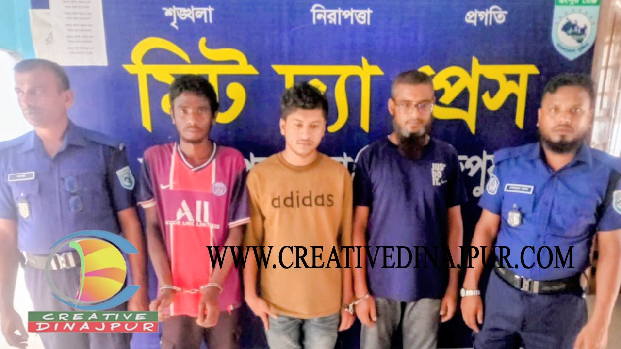 হিলিতে ট্যাপেন্ডাডল ও নেশাজাতীয় ইনজেকশনসহ ৩ জন গ্রেফতার