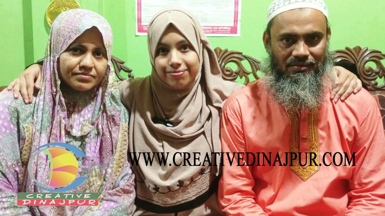 পাঁচবিবি উপজেলা সেরা সাবিহা হতে চায় চিকিৎসক