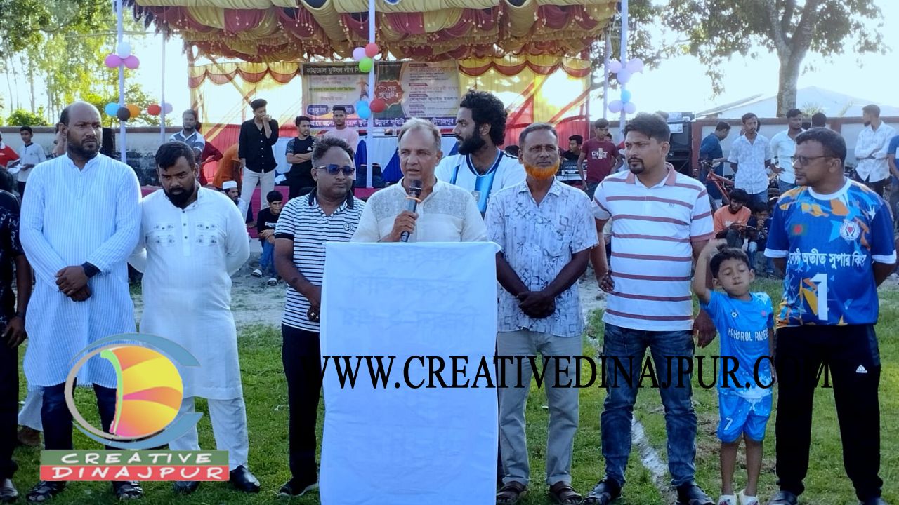 কাহারোলে ফুটবল লীগ সিজন-২ টুর্নামেন্টের উদ্বোধন 