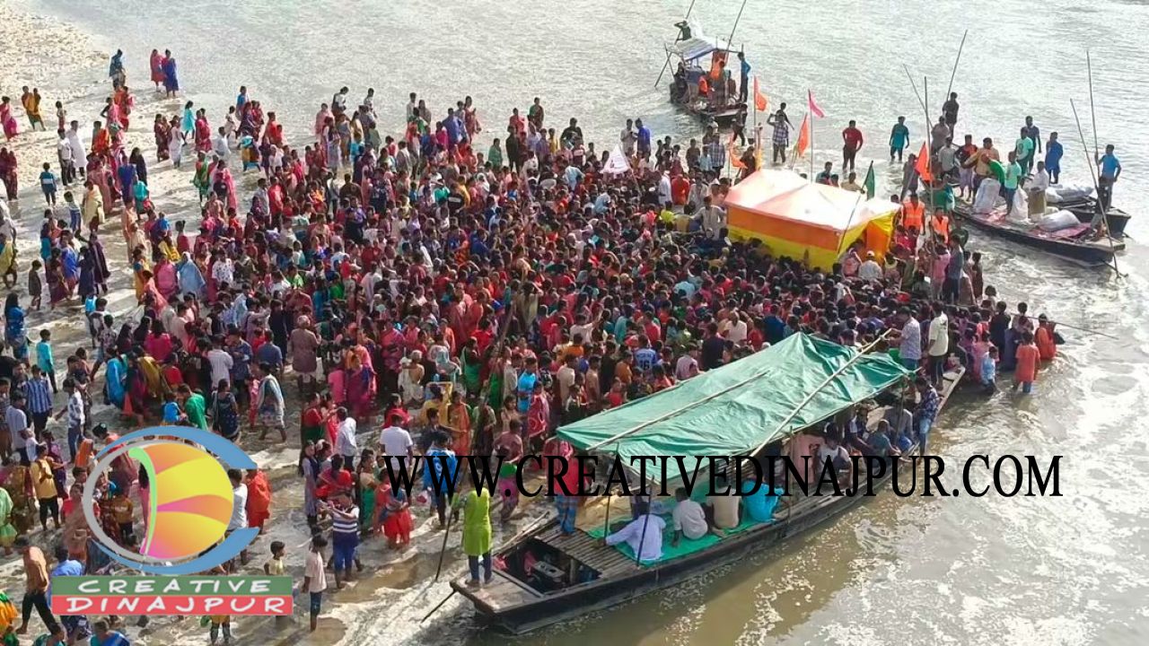 ২৭৪ বছরের ঐতিহ্যে নদীপথে কান্তজীউ বিগ্রহ