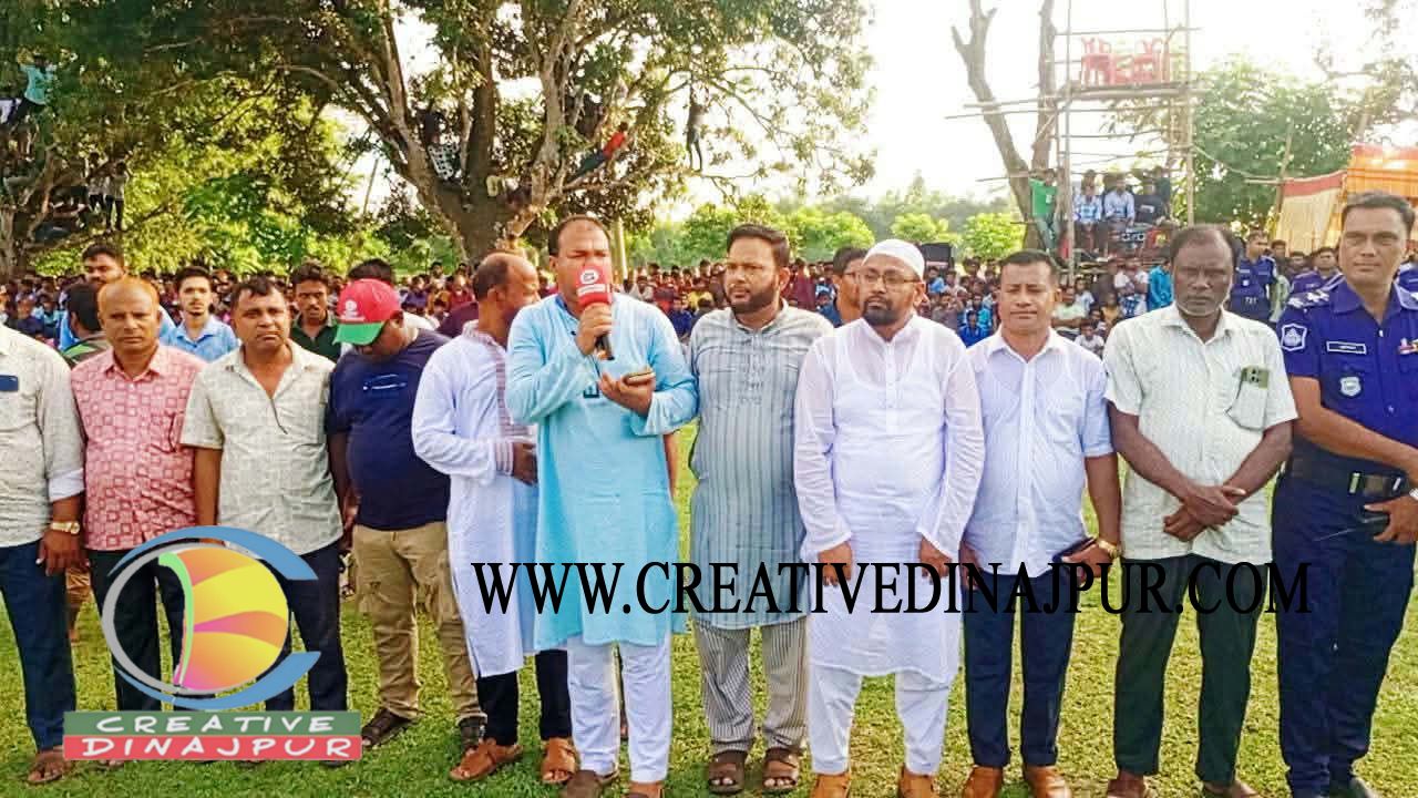 বীরগঞ্জে নারী ফুটবল টুর্নামেন্ট, মাঠে হাজারো দর্শকের উচ্ছ্বাস