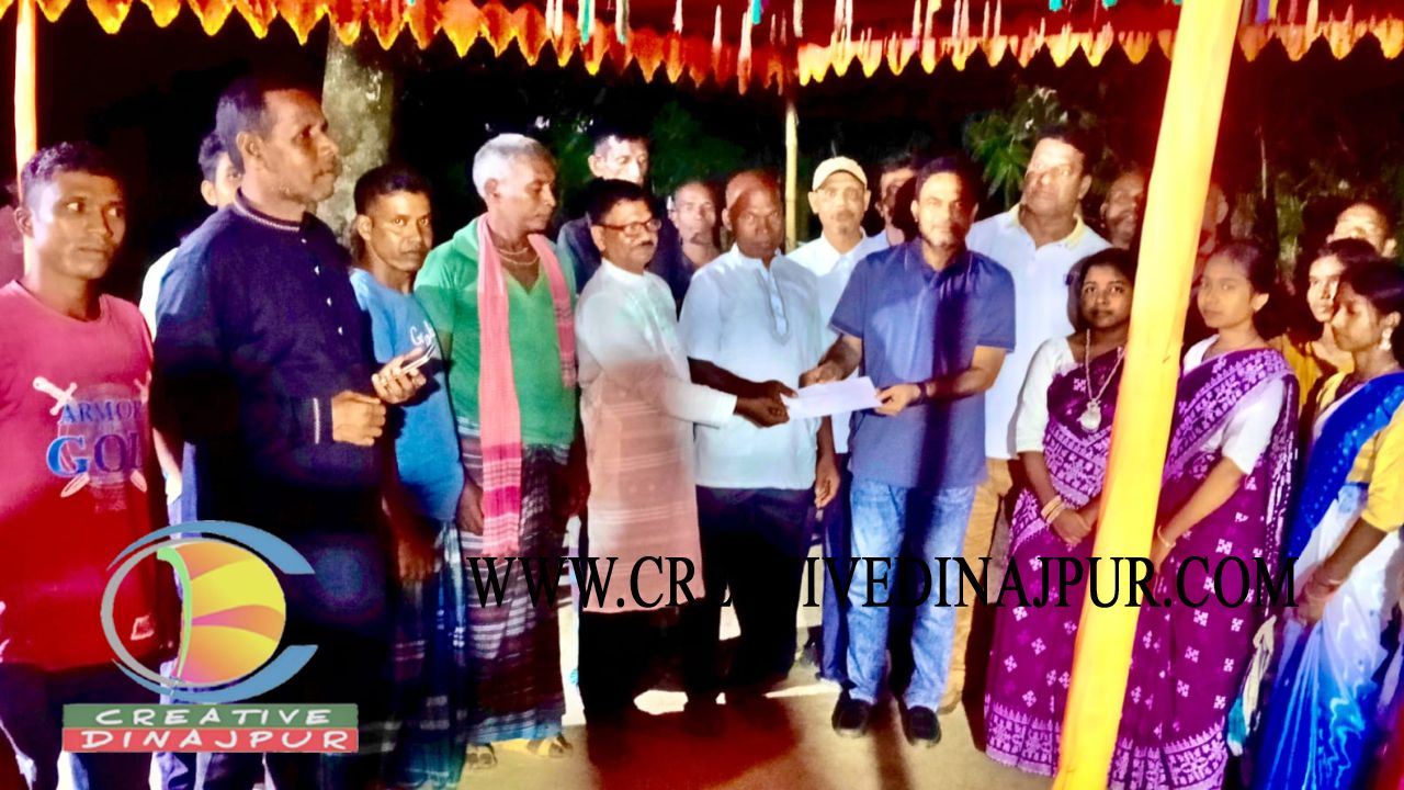 স্বাধীনতার ৫৪ পরে সরকারি অনুদান পেয়ে খুবই আনন্দিত হিলির আদিবাসীরা