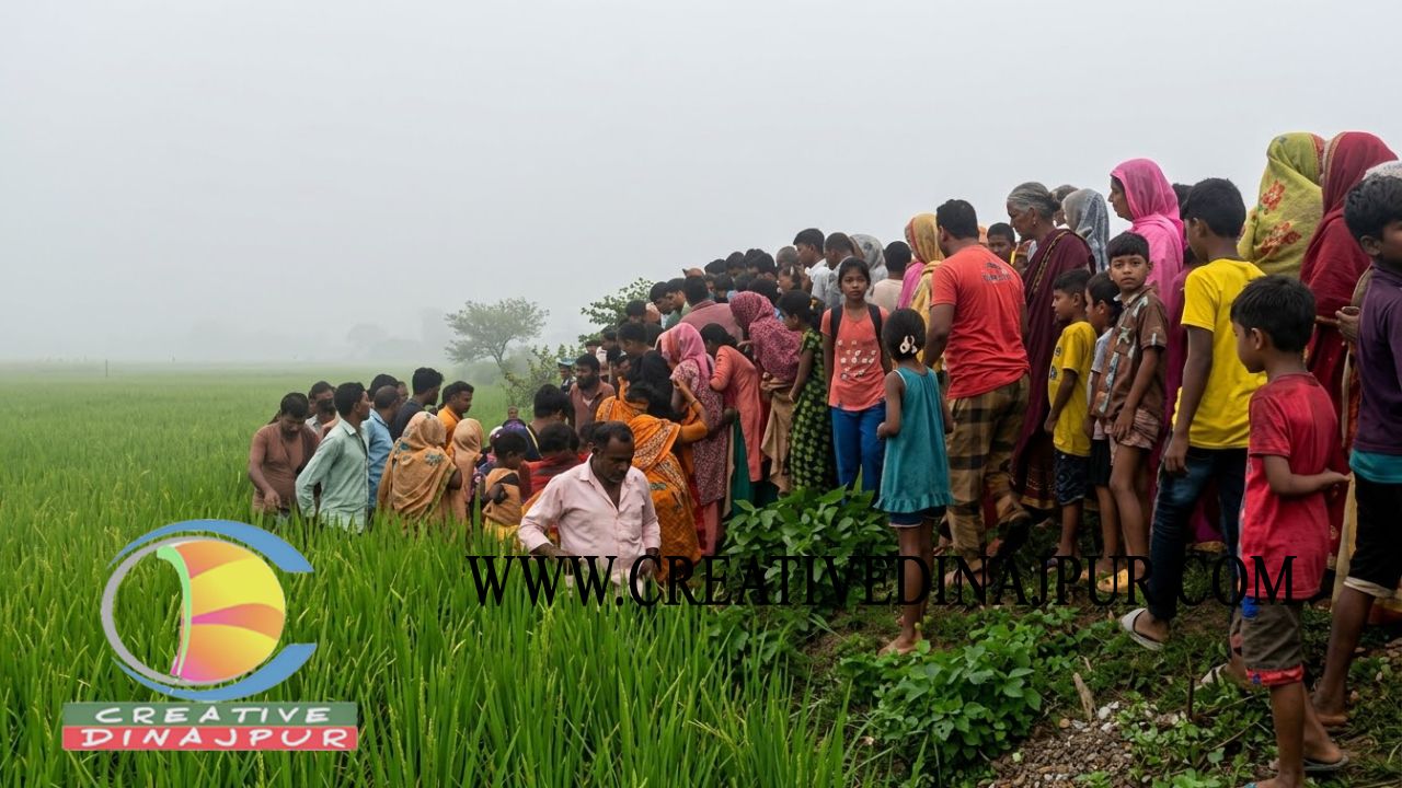 চিরিরবন্দরে ধানক্ষেত থেকে ভ্যানচালকের মরদেহ উদ্ধার  