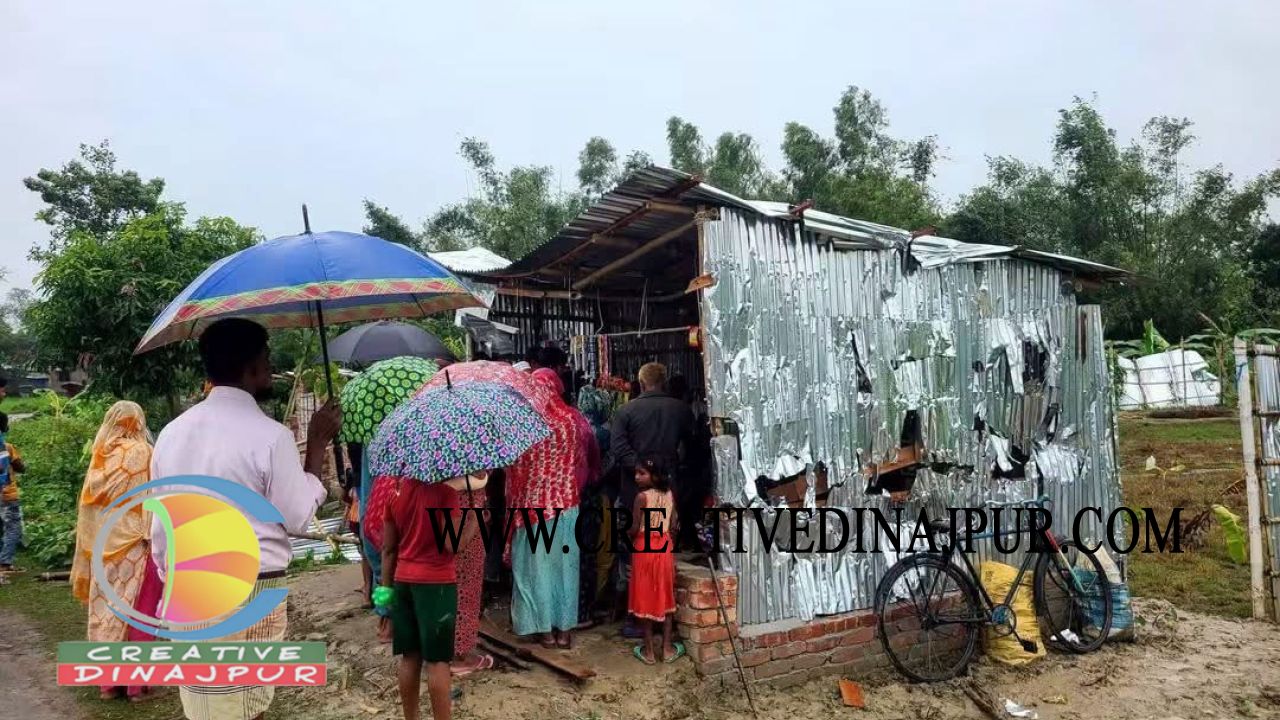 চিরিরবন্দরে  বাড়িঘর, দোকান-পাট ভাংচুর ও লুট!