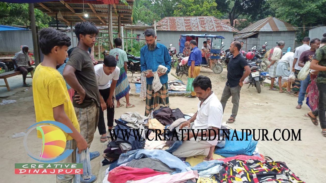 শীতের আগমনী বার্তা, সাধারণ মানুষের একমাত্র ভরসা পুরোনো কাপড়