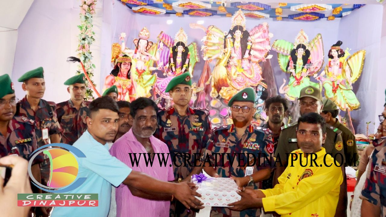 শারদীয় দুর্গাপূজার সার্বিক নিরাপত্তায় প্রস্তুত বিজিবি