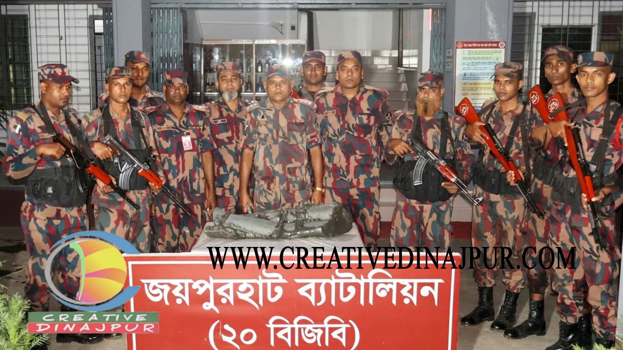 পাঁচবিবিতে আবারও মুর্তি উদ্ধার করলো বিজিবি 